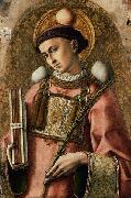 Carlo Crivelli Crivelli 1476 painting of Saint Stephen USA oil painting artist